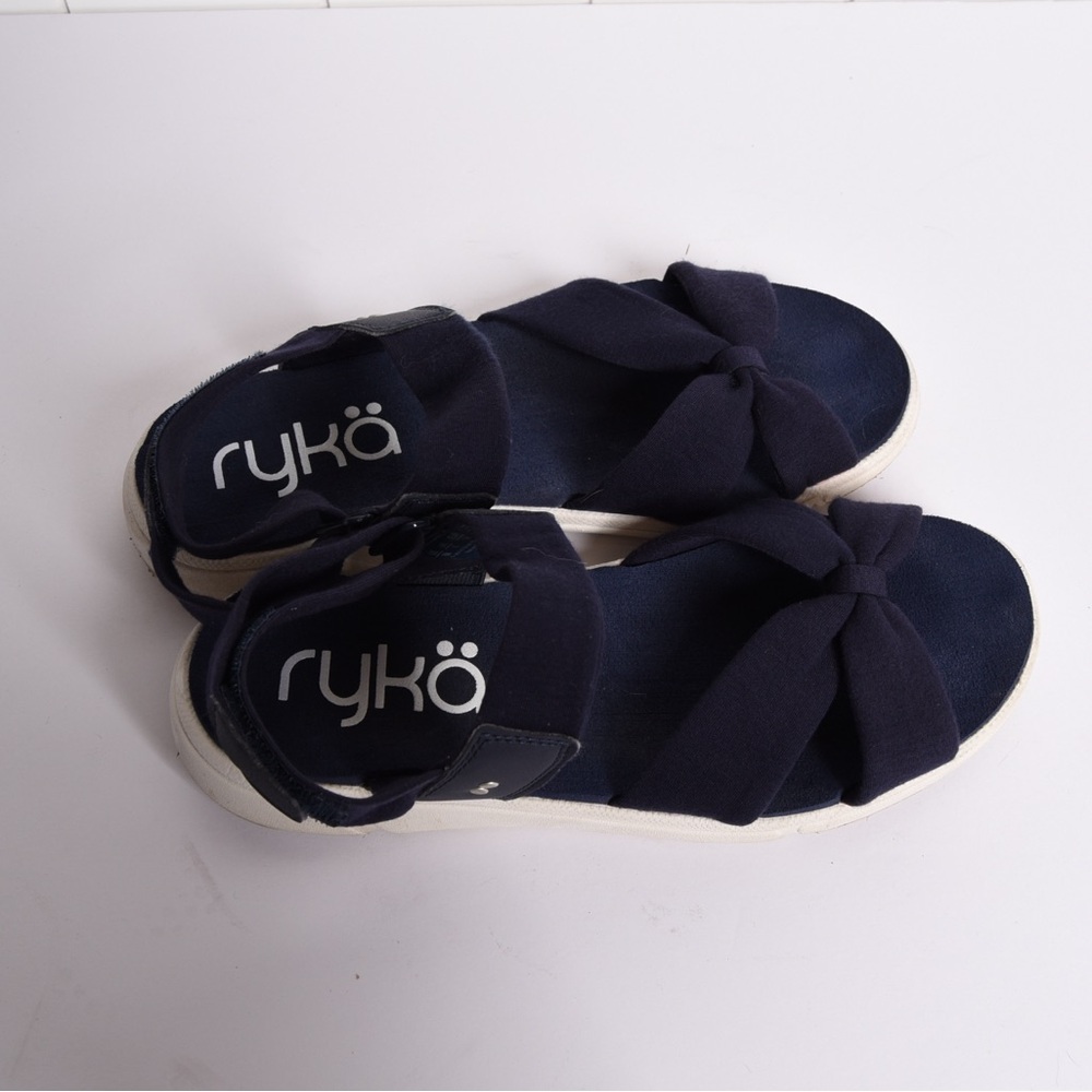 Ryka Women's Mallorie Navy Blue sandals, size 8 - Picture 4 of 6